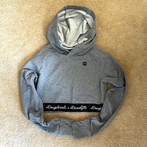 Doughnuts & Deadlifts cropped hoodie